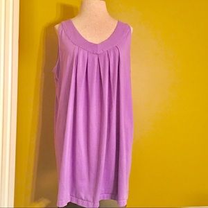 ROAMAN’S LOVELY LAVENDER SLEEVELESS TOP -PLUS SIZE